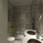 Salle d'eau et WC de la Suite parentale