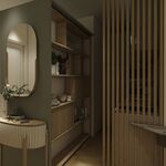 Cube de fonctions dans l'entrée