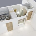 Vue 3d de l'espace crée